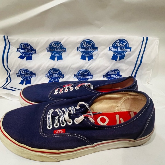 VANS Authentic x Pabst Blue Ribbon PBR - Size 10.5 US men or 12 US women. - Picture 4 of 6